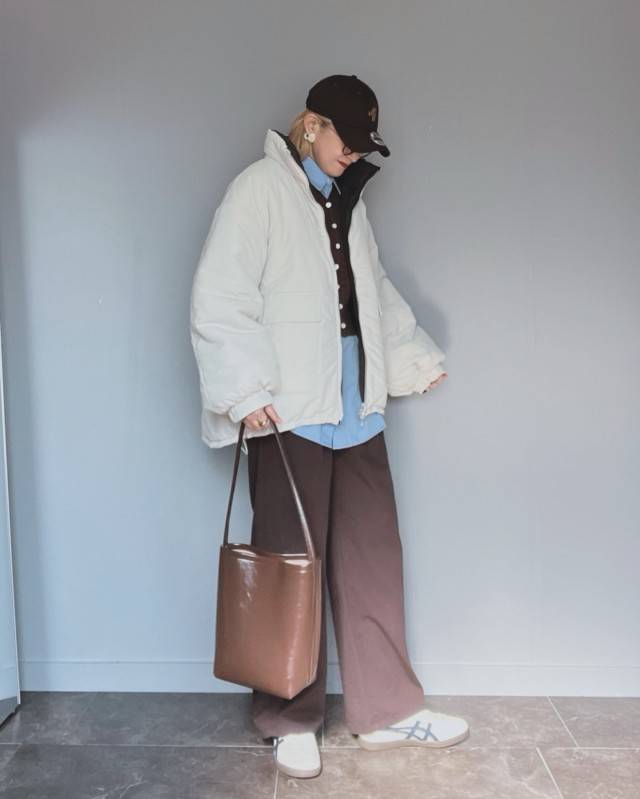 トップスのレイヤードが◎