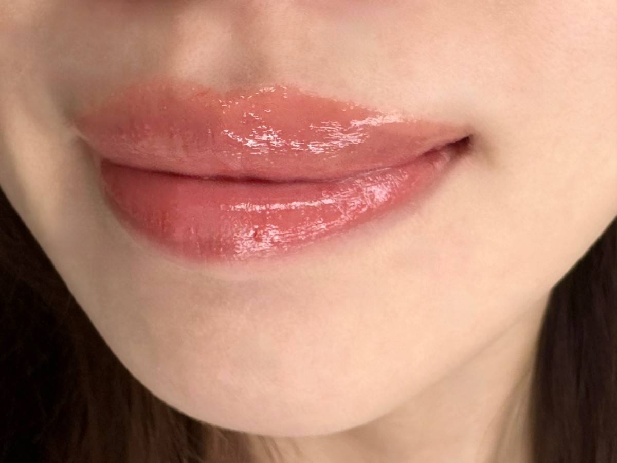 Fujiko　ノールックリップ　01キュンなローズ　仕上りイメージ