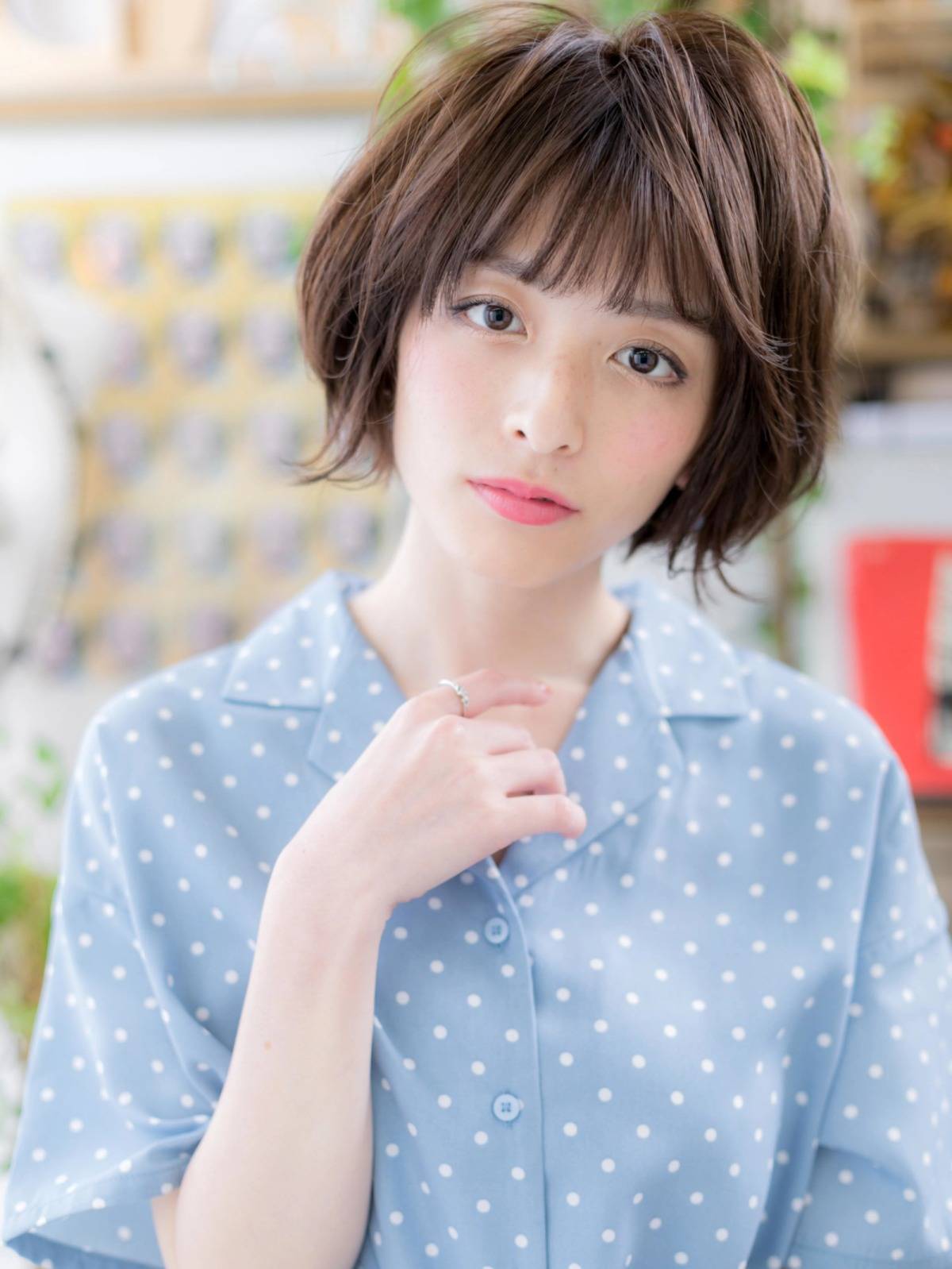 くせ毛風エフォートレスボブ