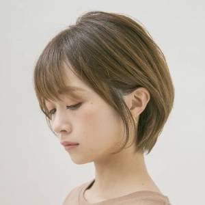  ナチュラルひし形ボブ 