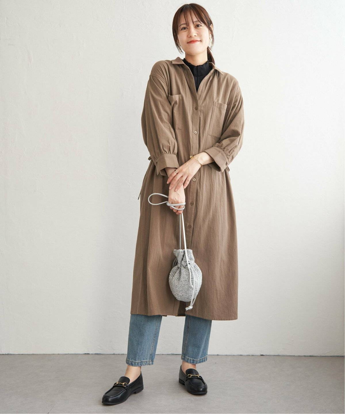 デニムパンツコーデ