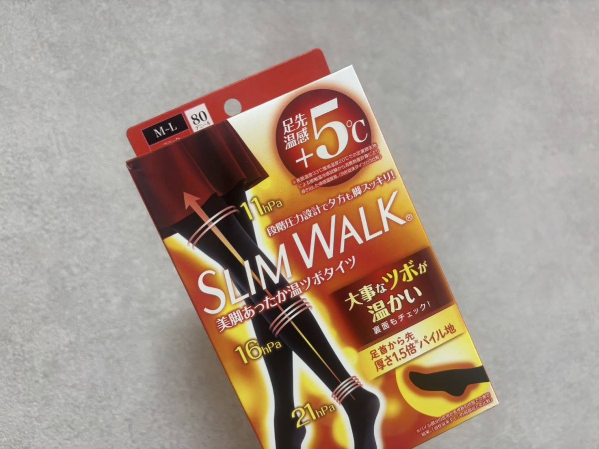 スリムウォーク 美脚あったか温ツボタイツ