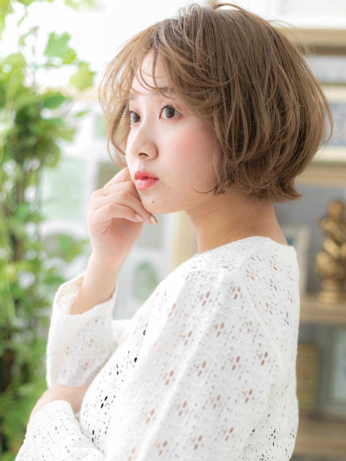 ほつれ感マッシュショート