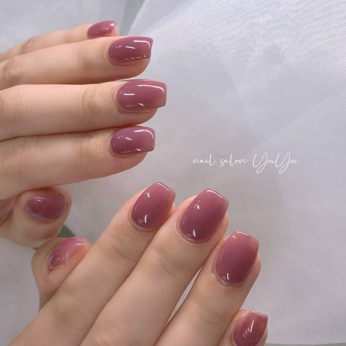 モーヴピンクネイル