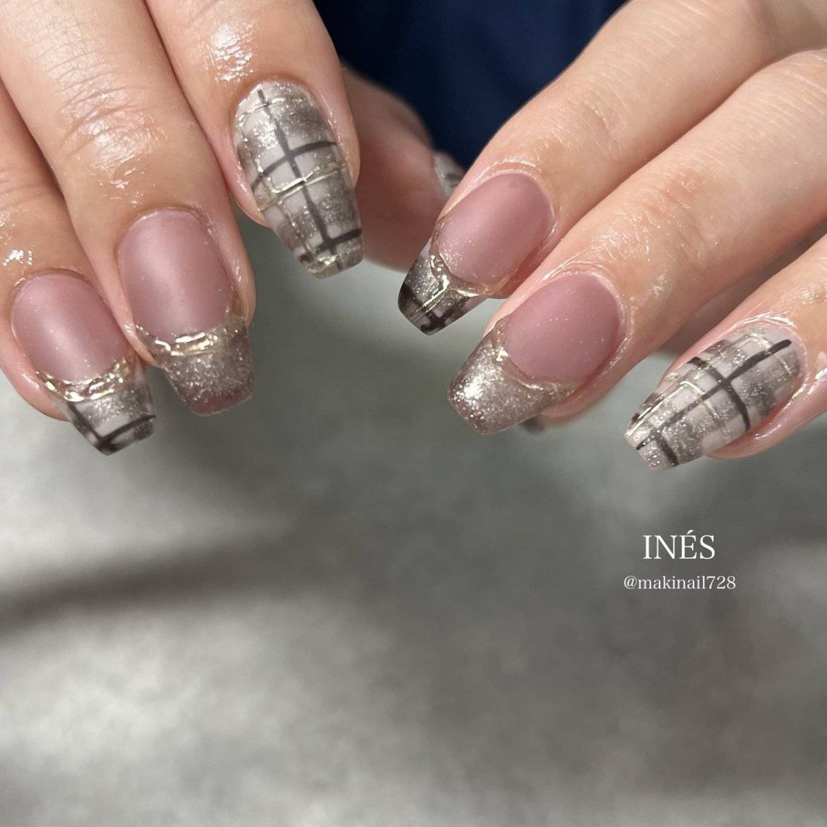 モーヴピンクネイル