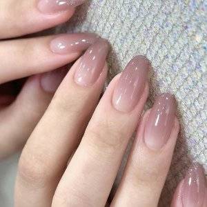  モーヴピンクネイル 
