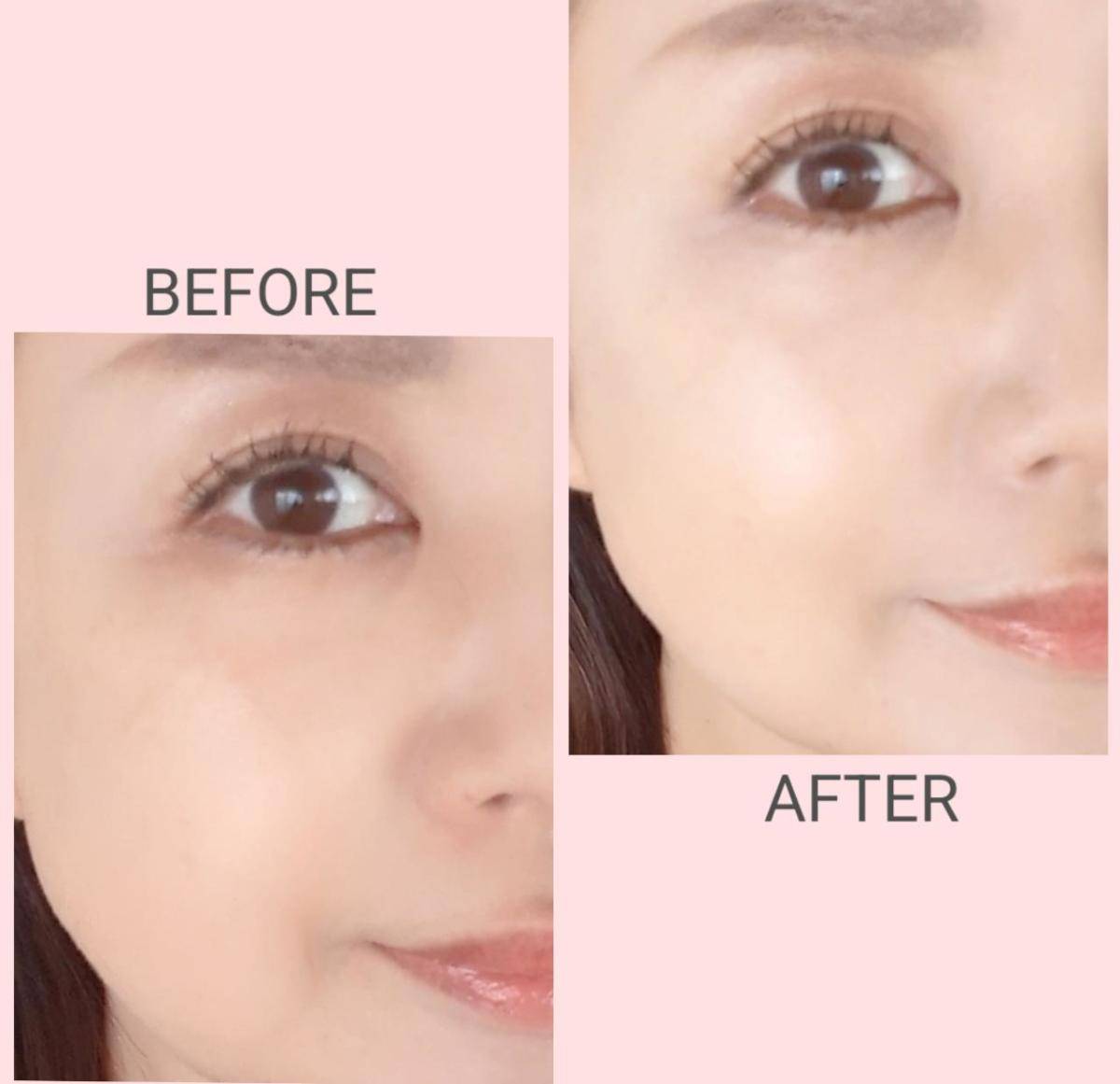 セザンヌブライトカラーシーラービフォーアフター画像