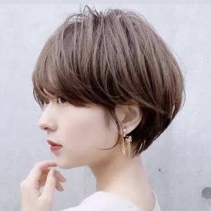  ひし形のきれいめショート 