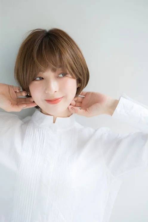 大人可愛いマッシュショート