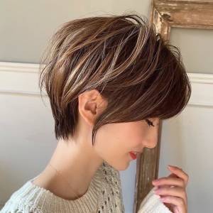  くびれレイヤーショート 