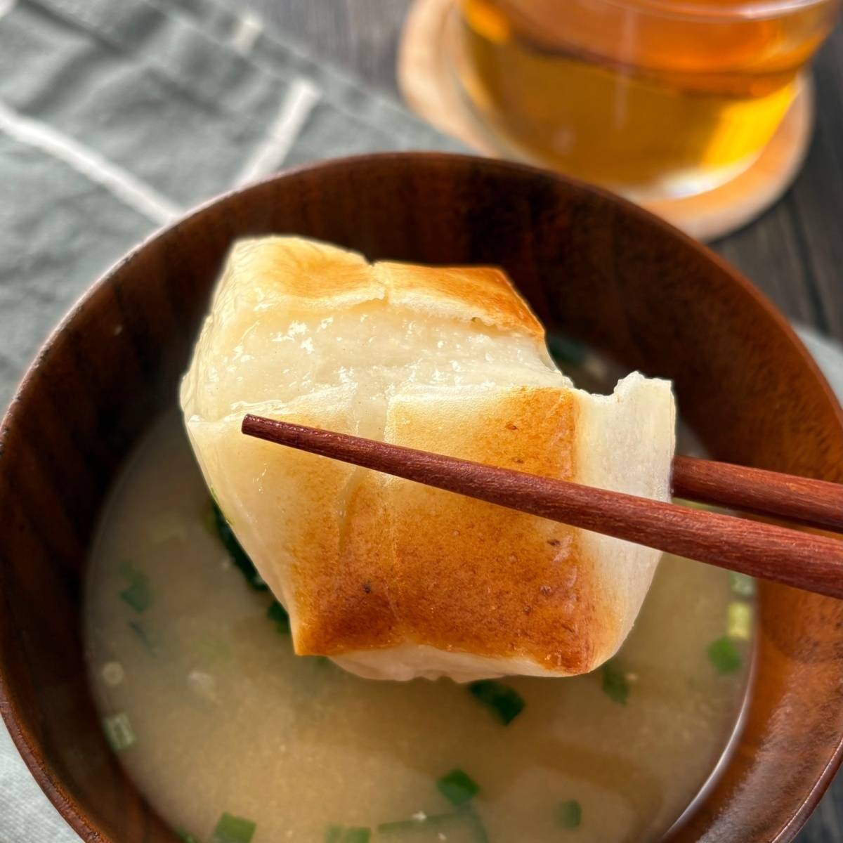 サトウ食品公式の「もち入り味噌汁」のレシピ