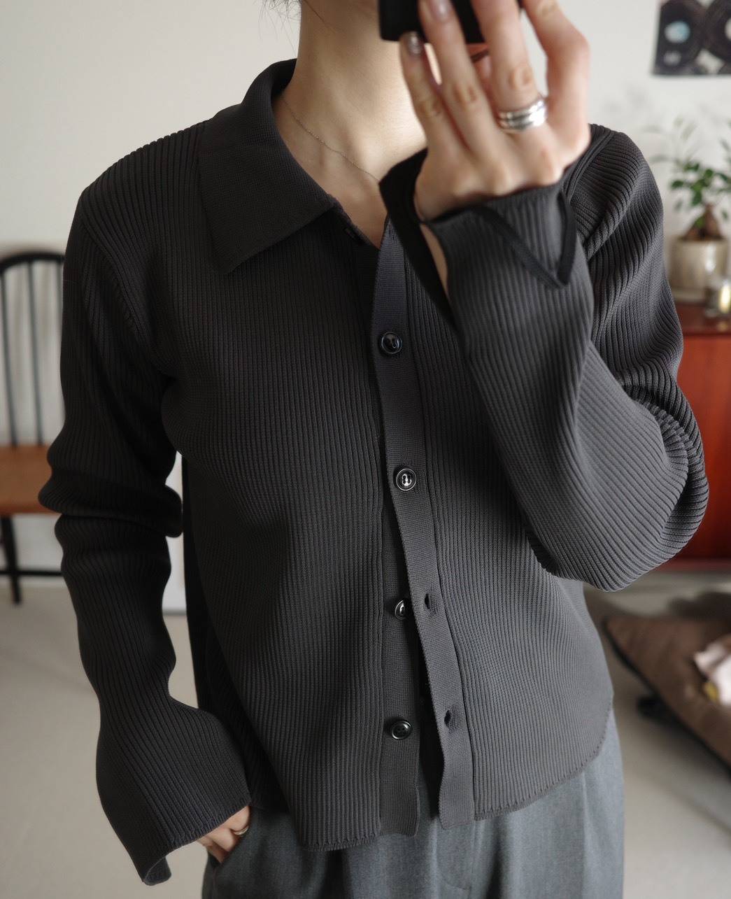 セレクトモカ スポンディッシュポロニットカーディガン