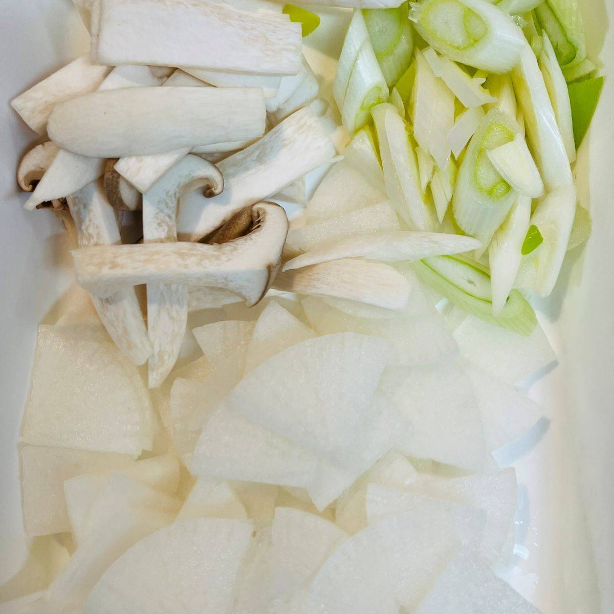 JAグループ公式の「エリンギ大根肉ネギ」のレシピ