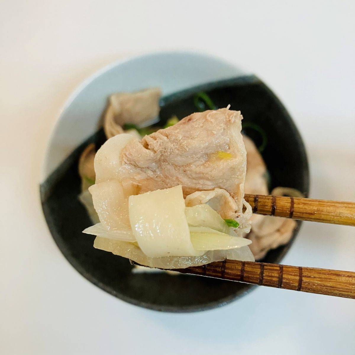 JAグループ公式の「エリンギ大根肉ネギ」のレシピ