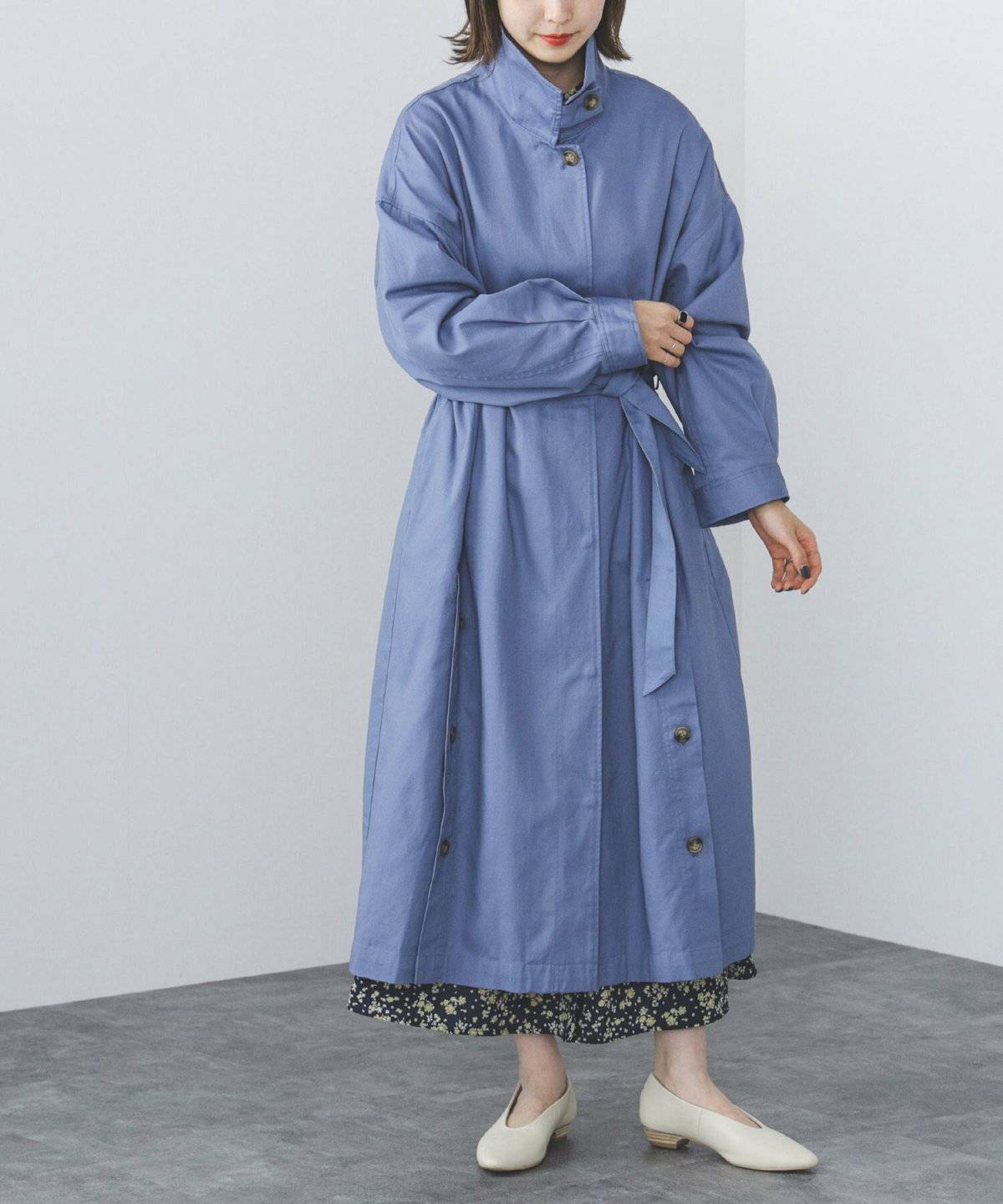 花柄スカートコーデ