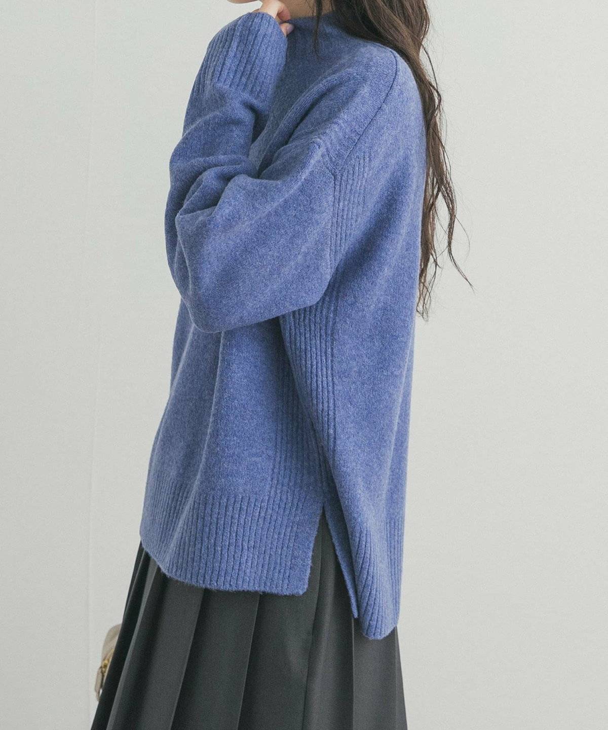 冬コーデの女性