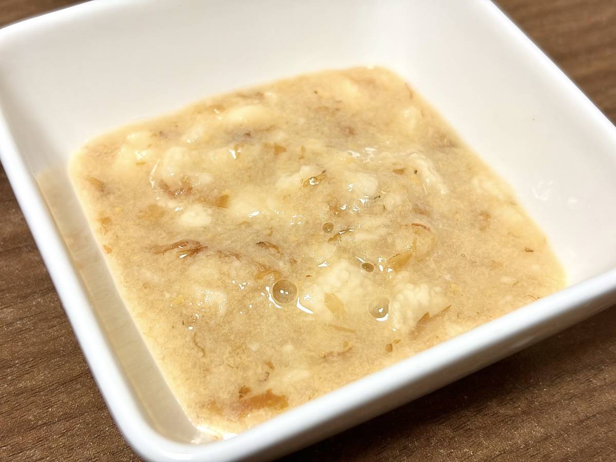 袋のまま流水で解凍すれば完成！