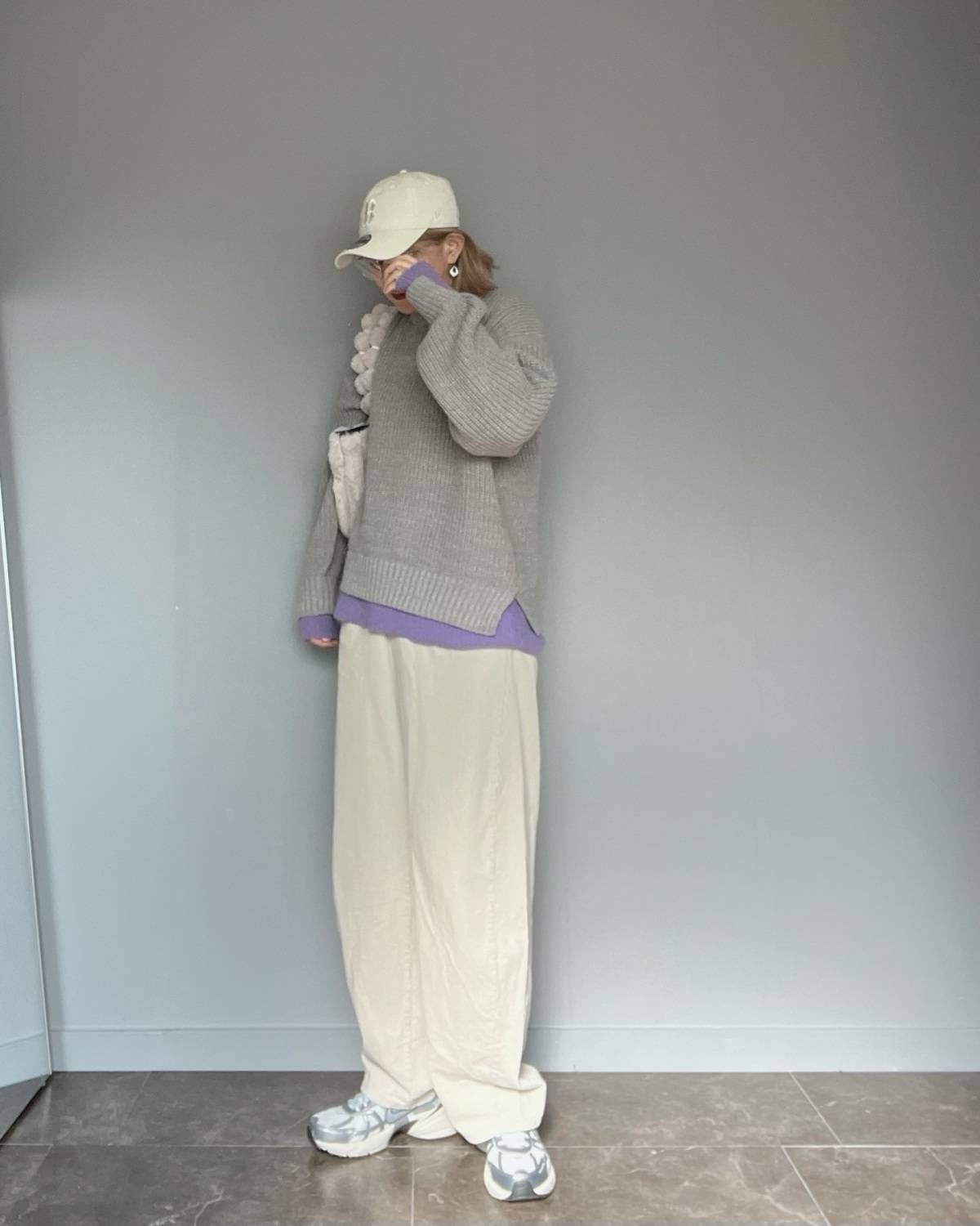 ボトムスとカラーを合わせる♪