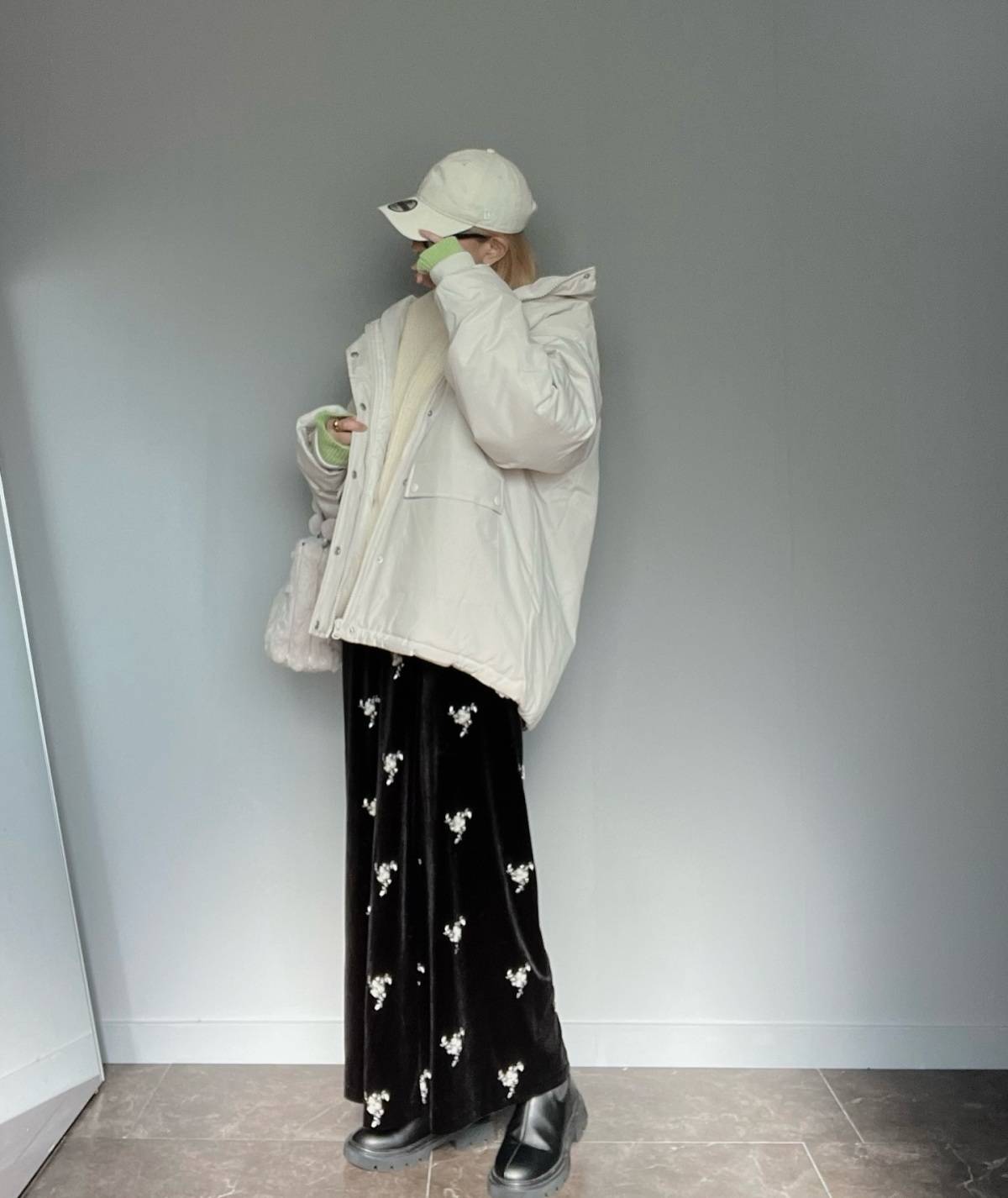 柄スカートを選ぶ♪