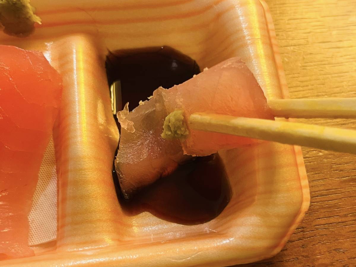 甘めの醤油と不思議と相性抜群！