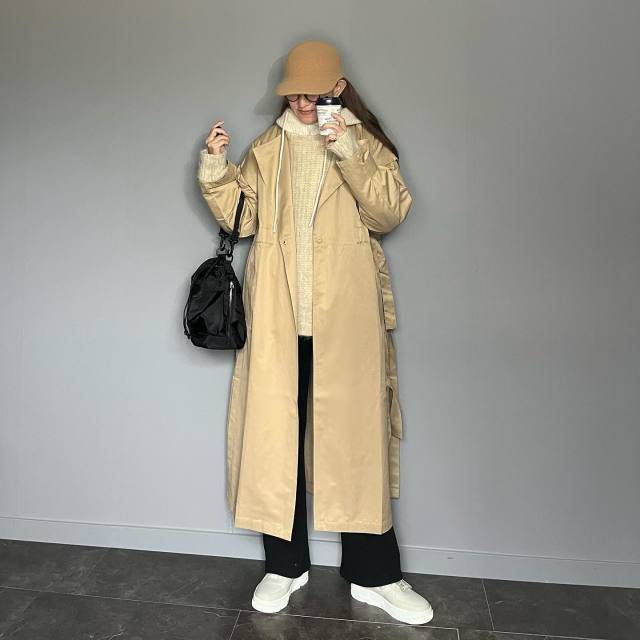 ベージュのアイテムを引き立てる！