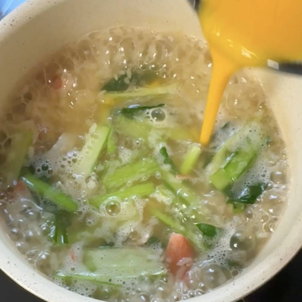 いちまき公式の「カニかまの玉子雑炊」のレシピ