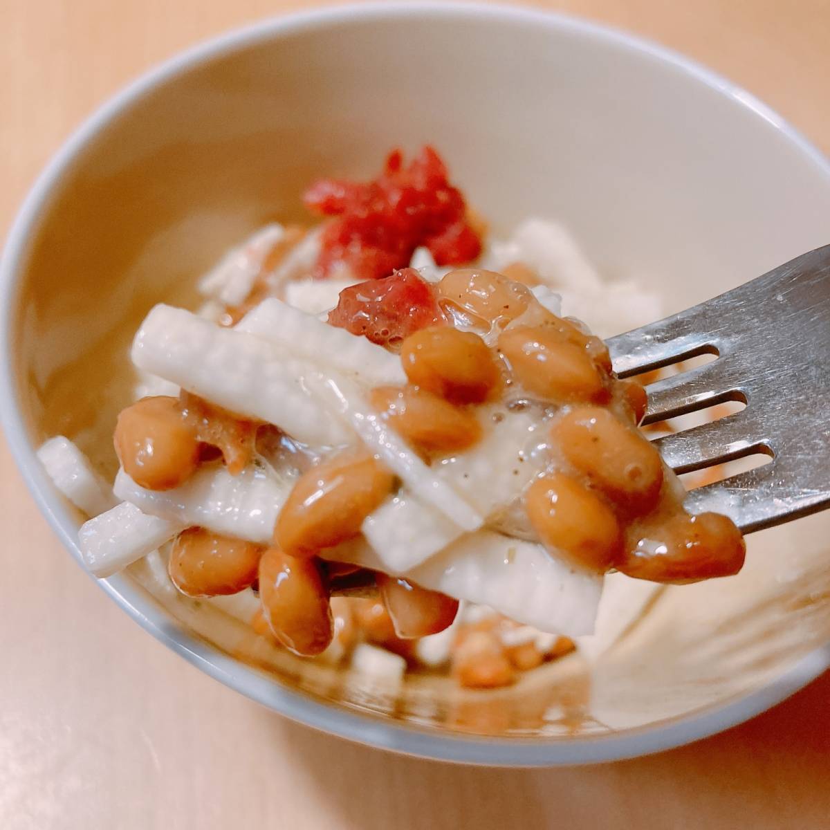 タカノフーズ 公式の「納豆と長いもきゅうりのポン酢和え」のレシピ