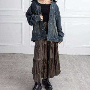 ジージャンとスカートは相性抜群！春&秋のおすすめコーデを紹介