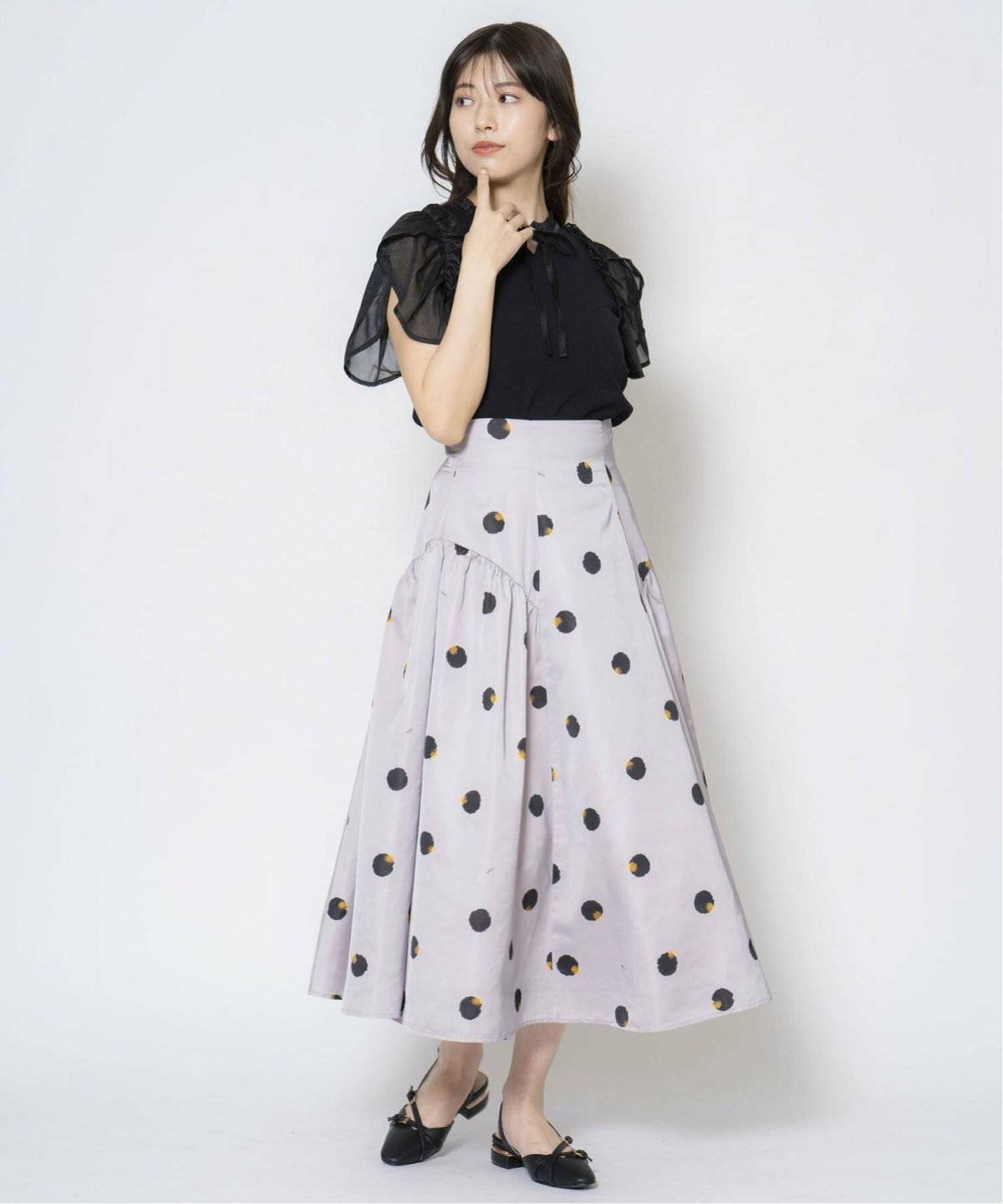 ディズニーコーデの女性