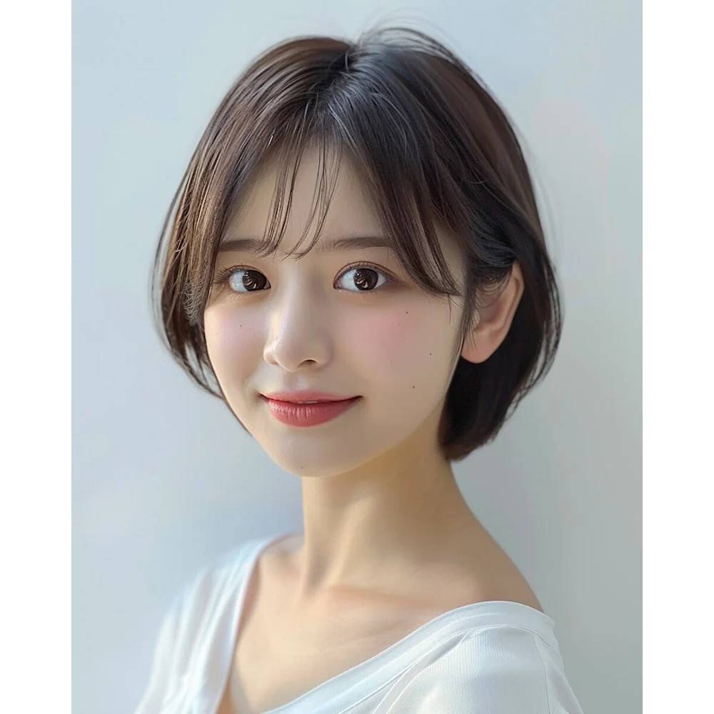 動きのあるナチュラルショート