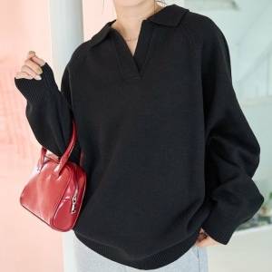  FREAK’S STORE ポロ襟 スキッパー ニット プルオーバー 