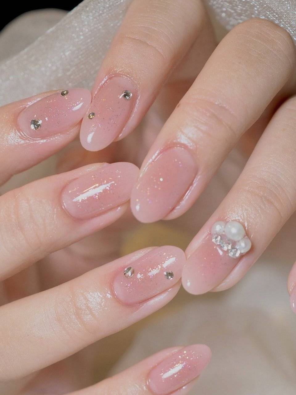 ミルキーピンクネイル