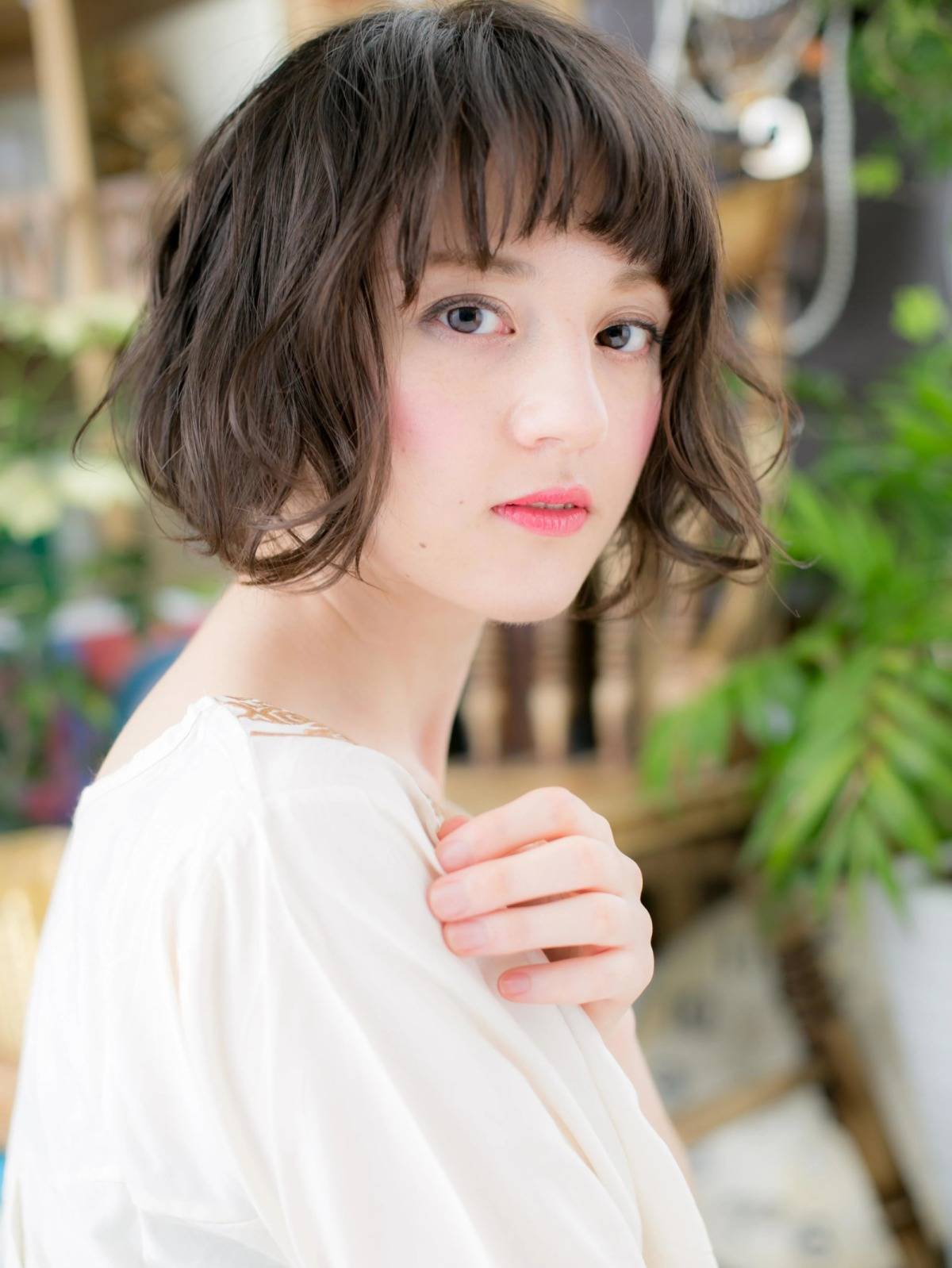 抜け感ラフボブ