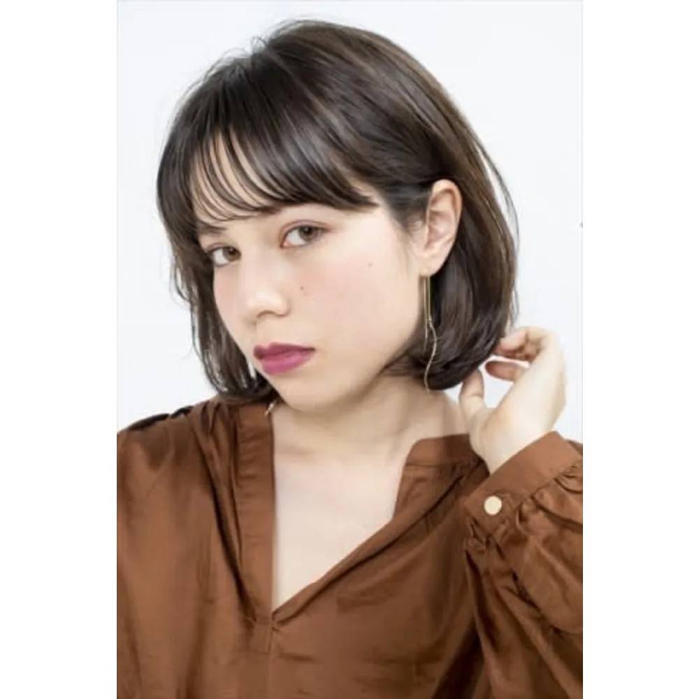 ツヤのあるクラシカルボブ