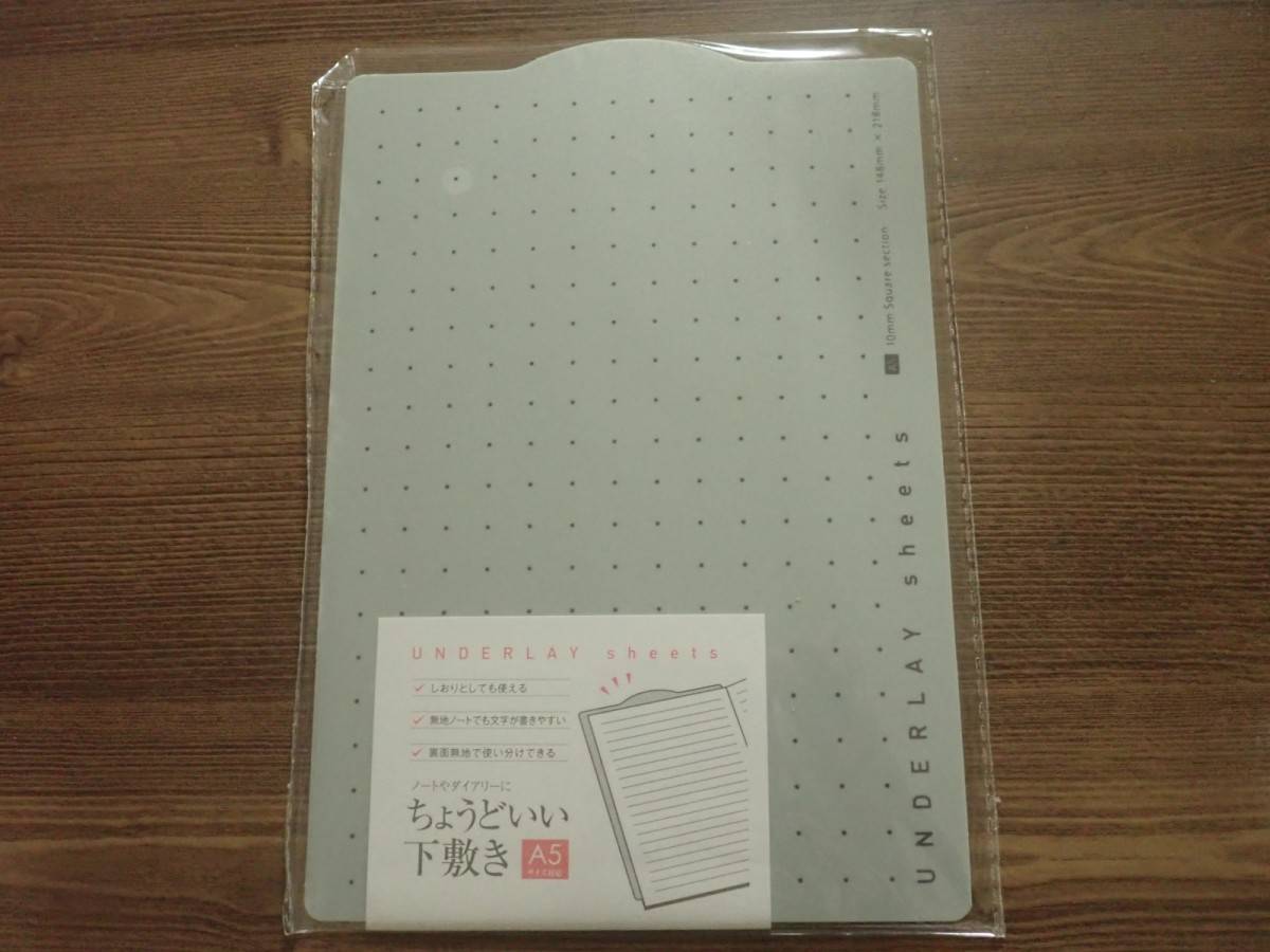 ダイソーのA5ちょうどいい下敷き