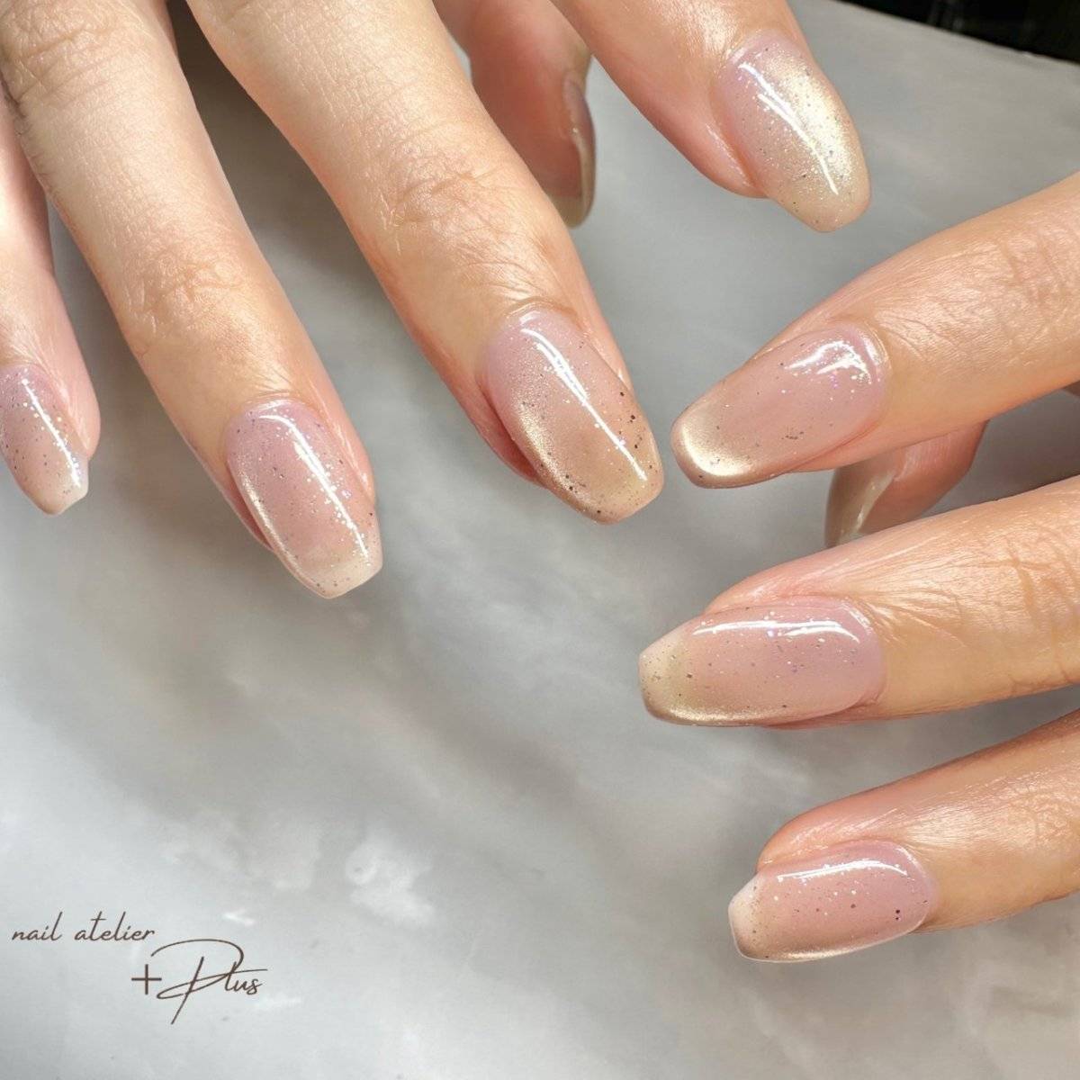 ヌーディーベージュネイル