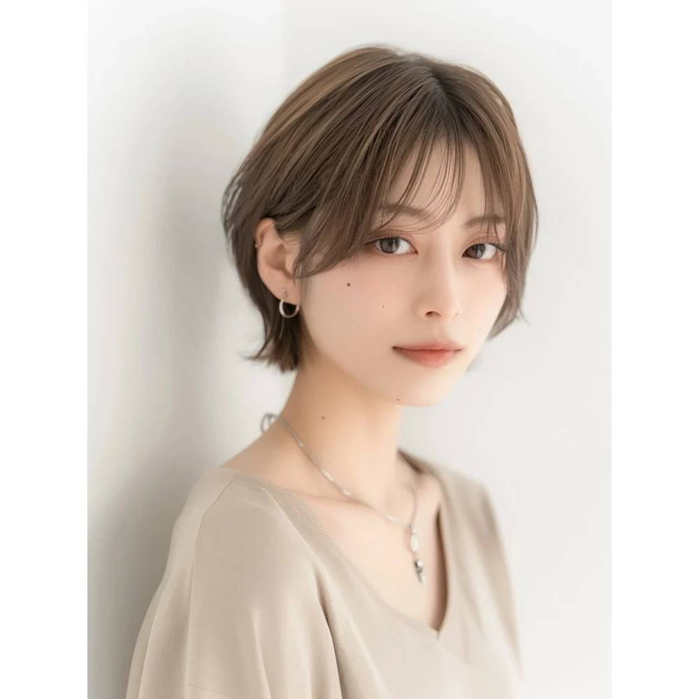 大人の立体ひし形ショート