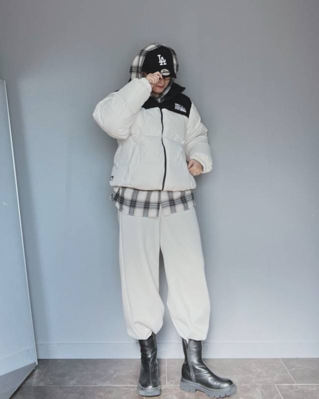 チェック柄をアクセントに♪