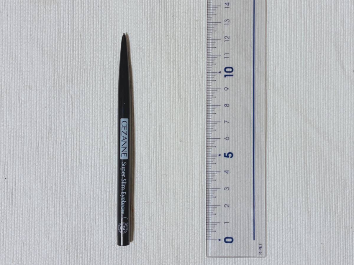 CEZANNE セザンヌ 超細芯アイブロウ 02オリーブブラウン アイブロウペンシル 本体 定規