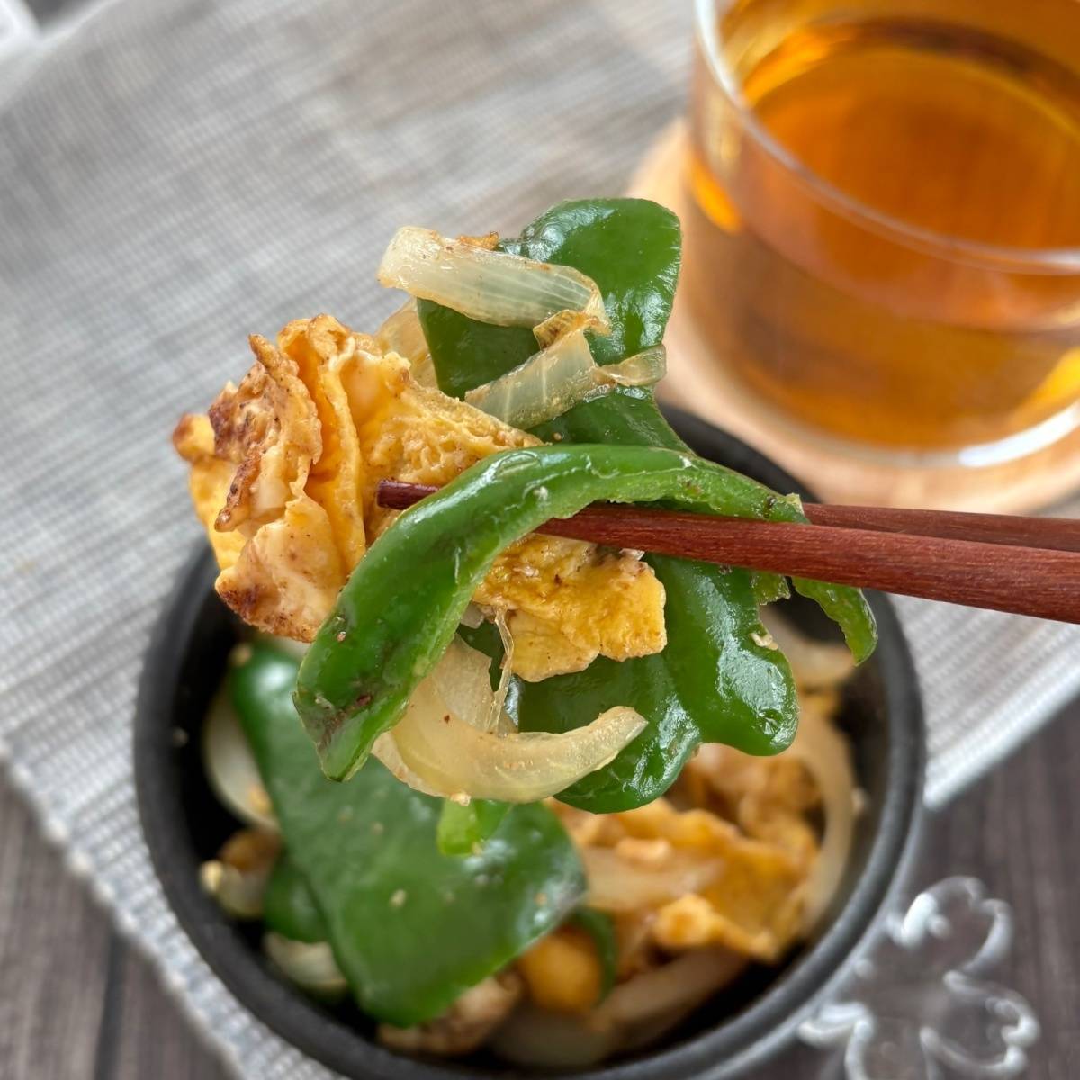 JAグループ公式の「もやしピーマンの五香粉卵炒め」のレシピ