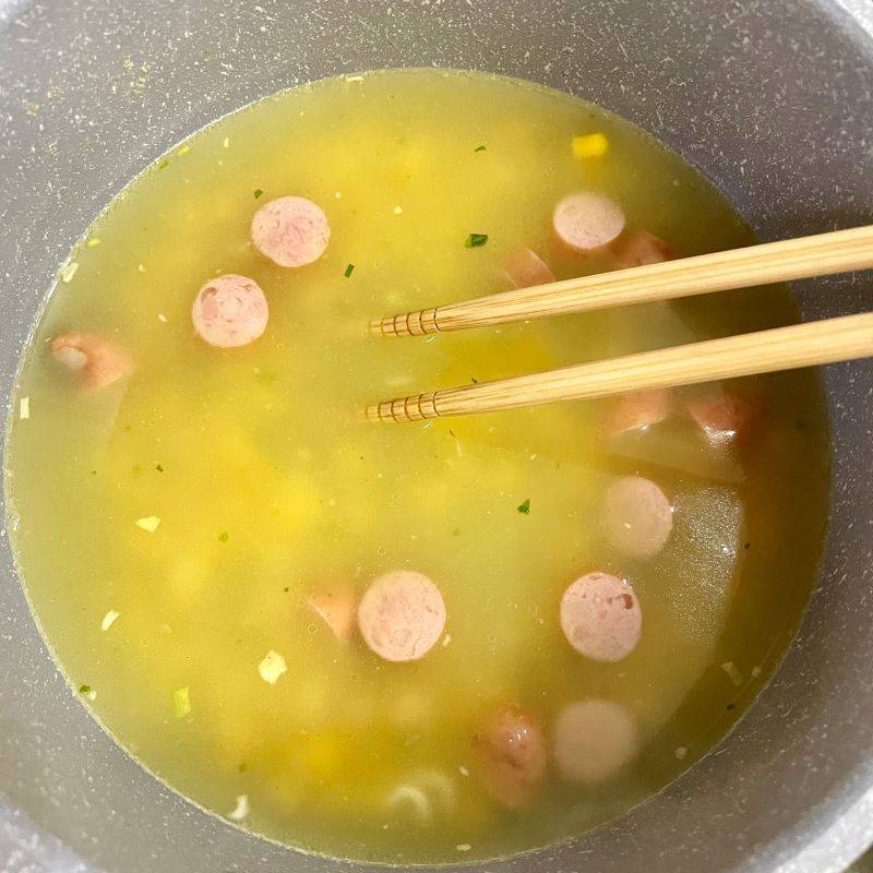 サッポロ一番公式の「とろ〜りコーンラーメン」のレシピ