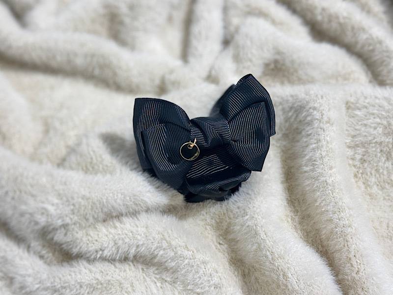 グログランミニリボンバンスのアップ画像