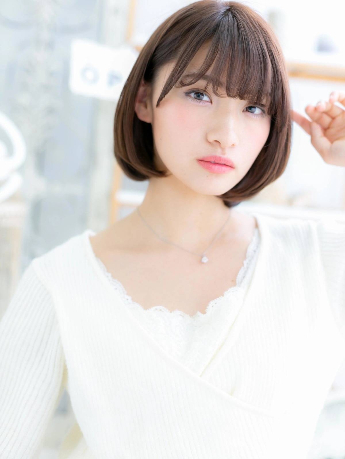 丸みシルエットボブ