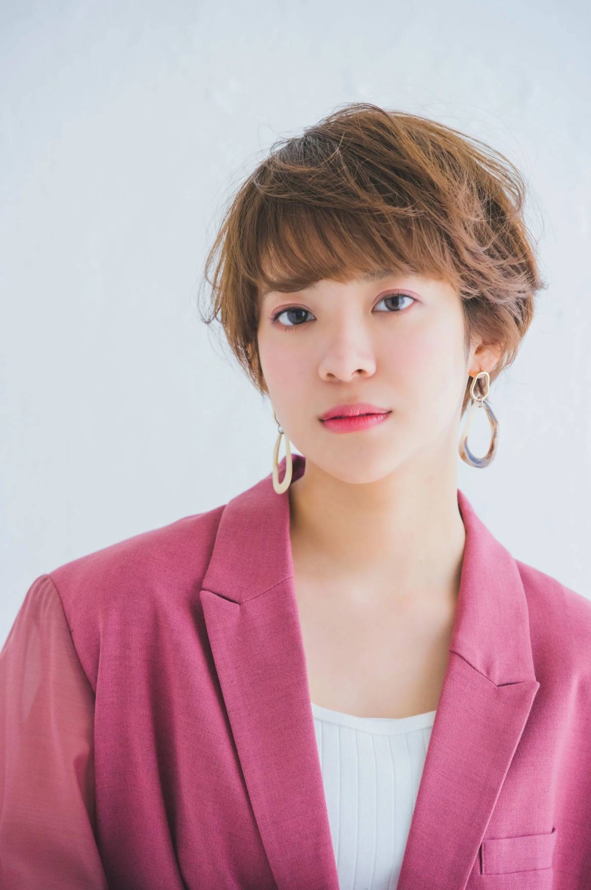 無造作なショート