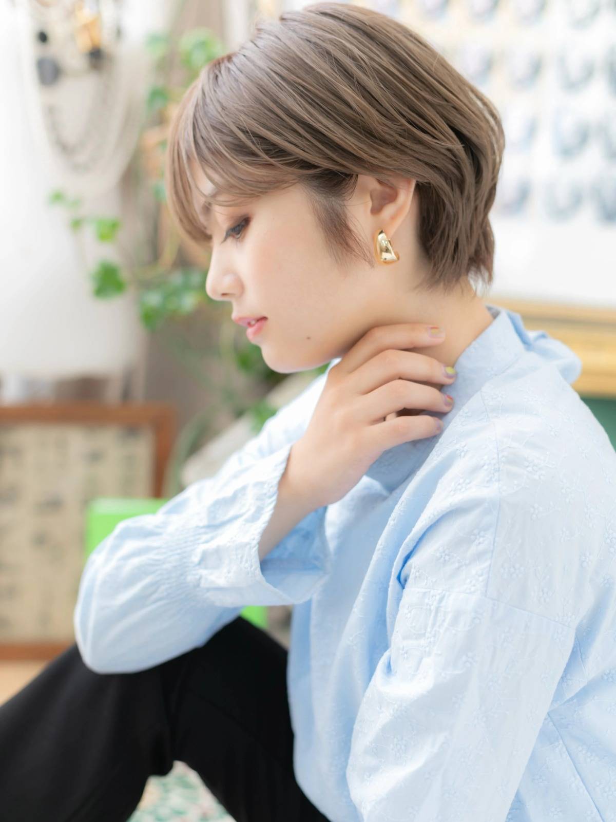 ハイトーンカラーショート