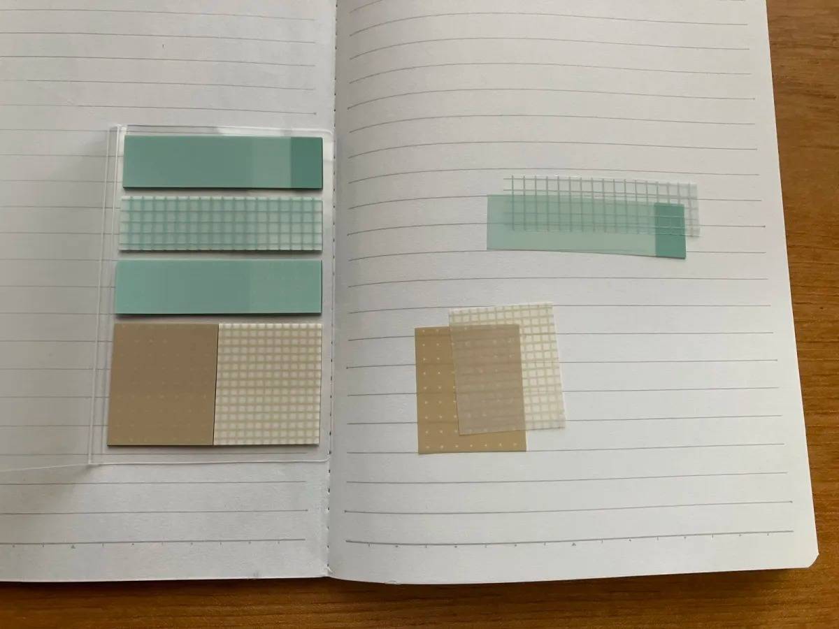 Seria(セリア):LJP フィルム付箋 75P シンプル