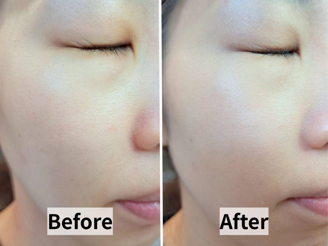 KATE ジュレリープファンデーション 02 ビフォーアフター比較画像