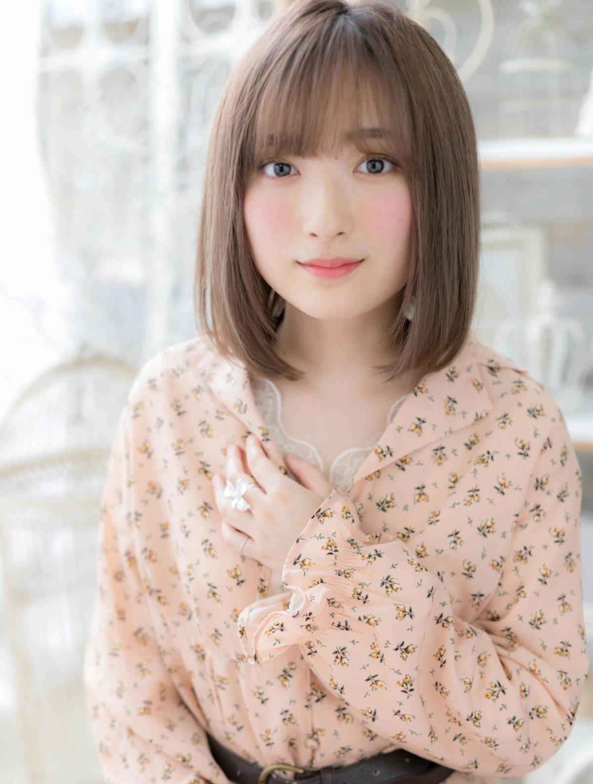 Iラインのストレートボブ