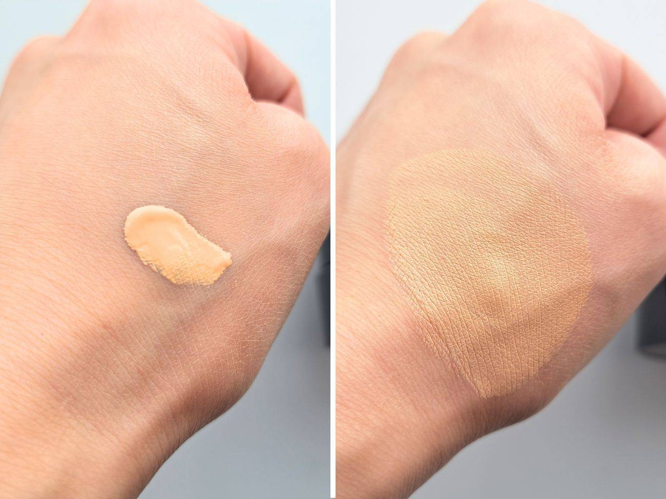 KATE　ジュレリープファンデーション 02の手元スウォッチ