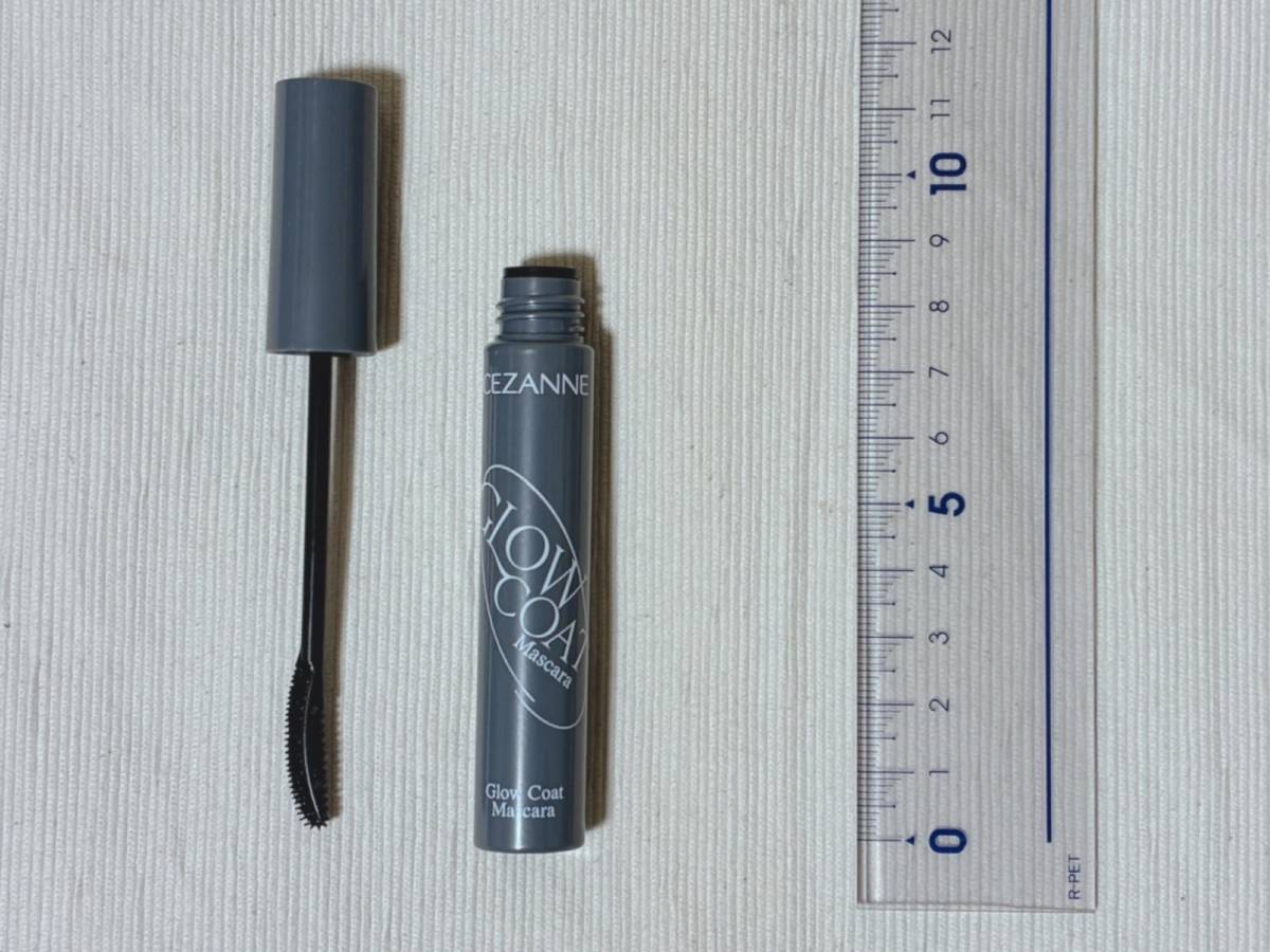 CEZANNE セザンヌ グロウコートマスカラ 01シアーブラック 本体 定規